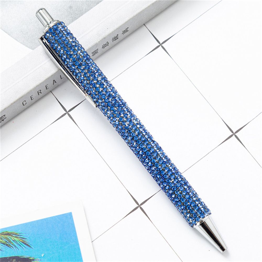 Large Rhinestone Crystal Pen Bullet Ballpoint Pen Creative - Temu United  Arab Emirates