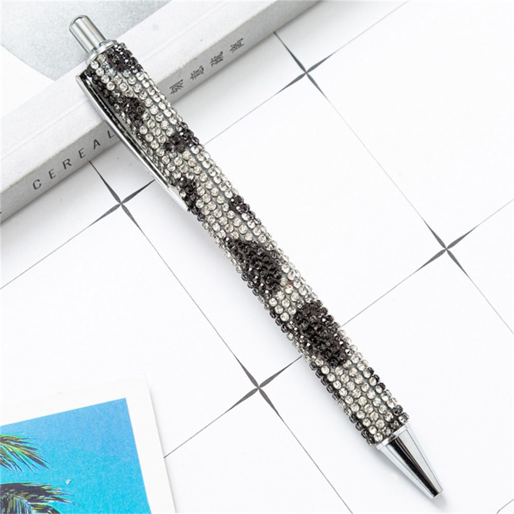 Pen With Big Rhinestone On Top Glass Fashion Rhinestone - Temu
