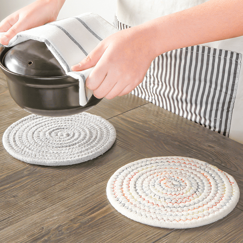 Heat Insulation Mat Cotton Placemat Hot Plate Mat Pot Mat - Temu