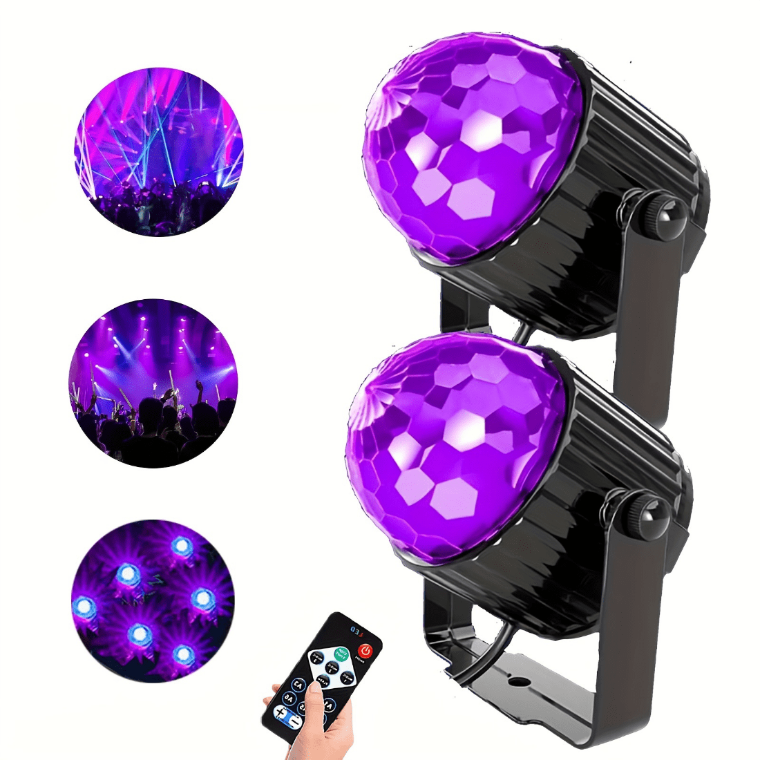 Disco Ball Boule Disco LED Lumière Disco avec Motif Enétoile