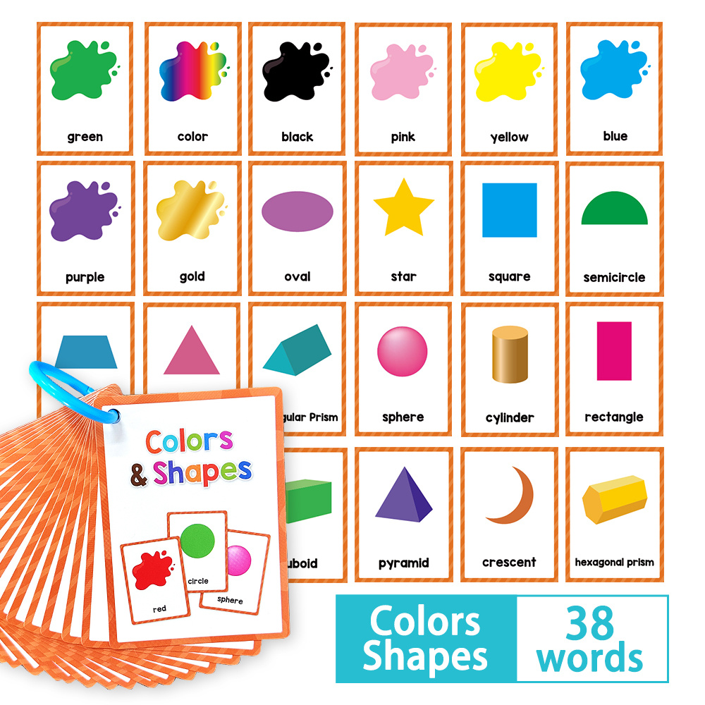 Shapes and Colors Vocabulary in English - ESLBUZZ