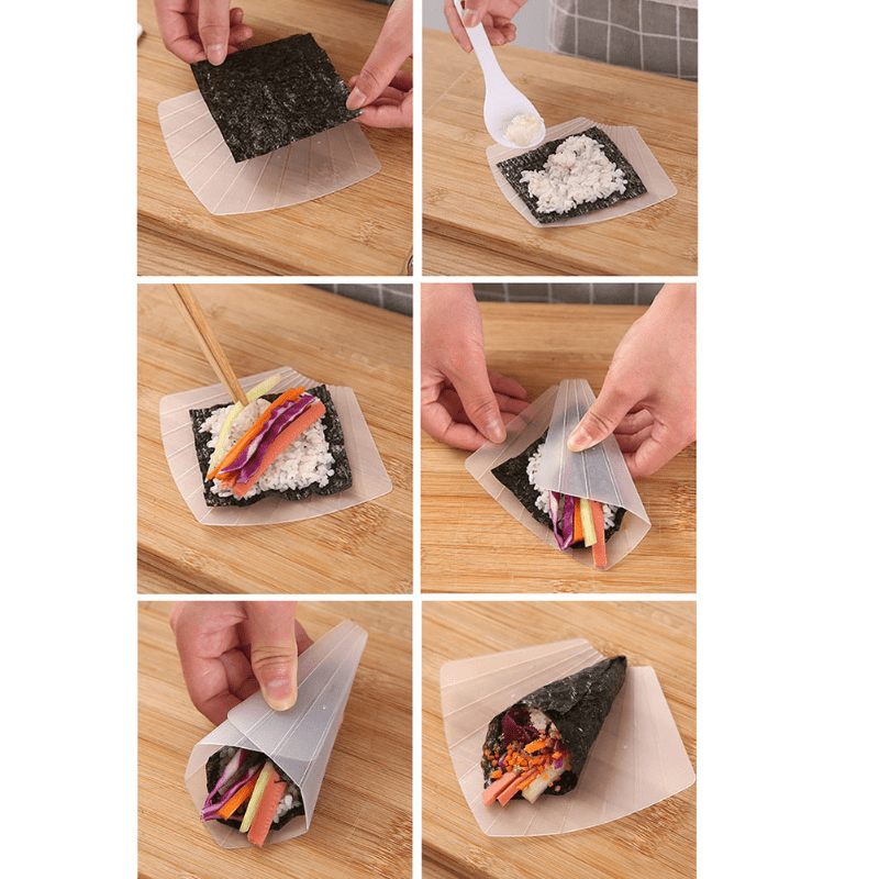 Sushi Roller Curtain DIY Silicone Sushi Roll Mat Washable Reusable