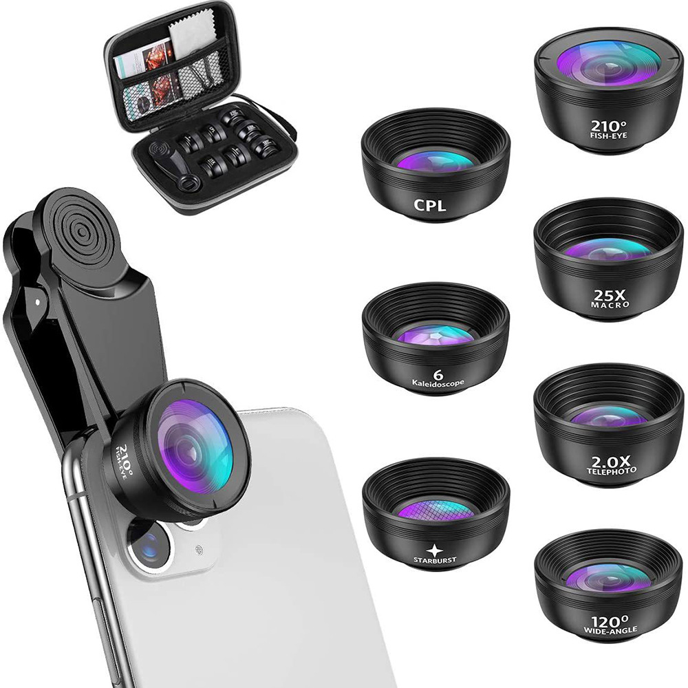 3in1 Lente Móvil Fisheye 0.67X Gran Angular Zoom Lente Macro Kit De Cámara Móvil  Para Teléfonos Móviles Con Clip Lente Adecuado Para Smartphones - Temu