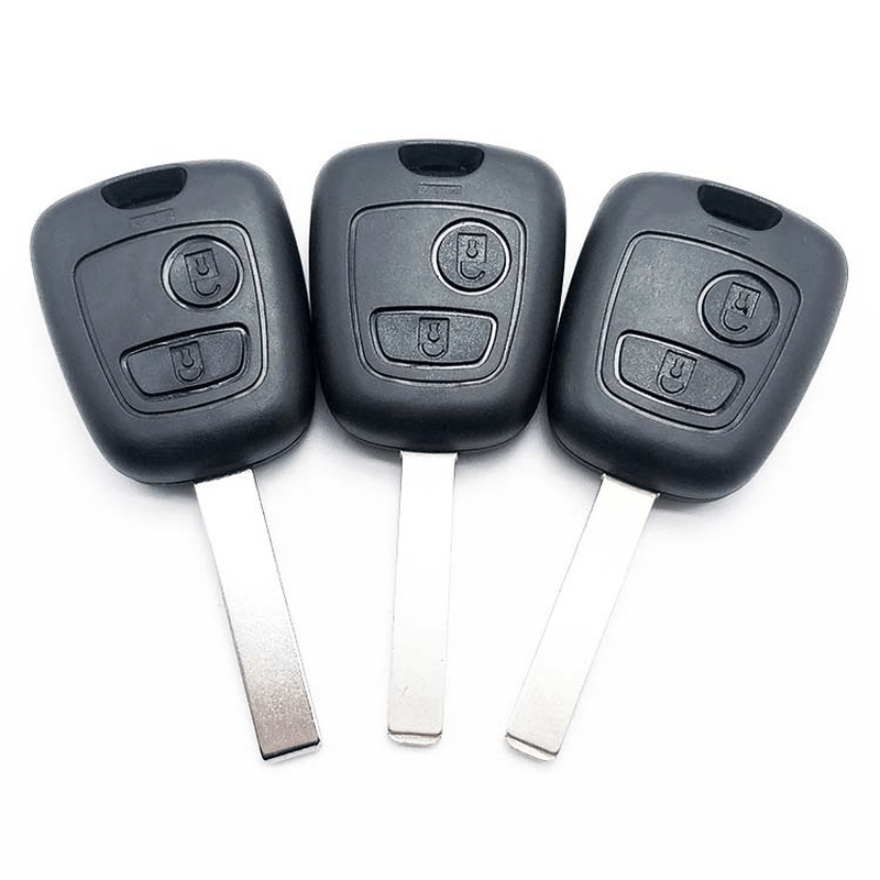 Kaufe 2-Tasten-Fernbedienungs-Autoschlüsselgehäuse, passend für Citroen  Partner Expert Boxer mit SX9-Klinge