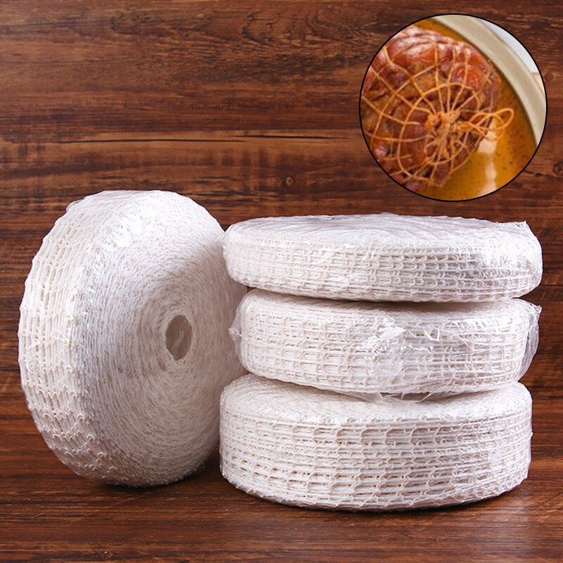 Meat Netting Roll Size 16 Cotton Elastic Smoked Meat Butcher - Temu