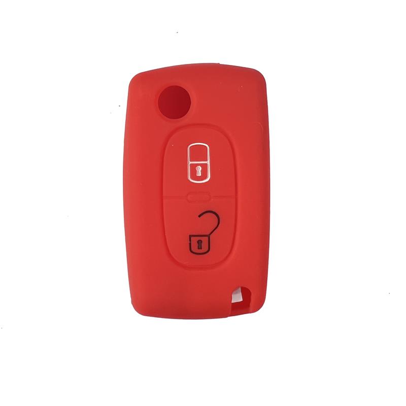 kaser Autoschlüssel Hülle für Peugeot Citroen Keyless – Cover TPU Silikon  Hochglanz Schutzhülle Schlüsselhülle für Peugeot 3008 5008 308 307 Citroen
