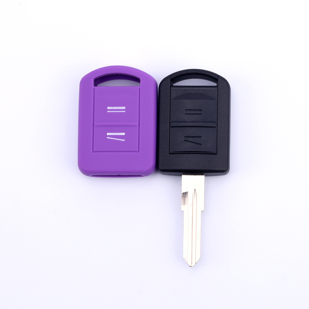 2 Buttons Silicone Car Key Cover Case Set Protection - Temu