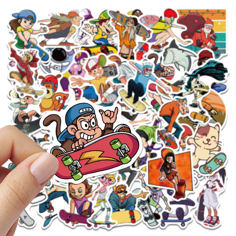 Style Cartoon Stickers Fashion Fun Waterproof Reusable Diy Room Decoration  Suitable For Mobile Phone Computer Shell Wall Skate Windows General Purpose  Teens Adults Durable Gift - Temu