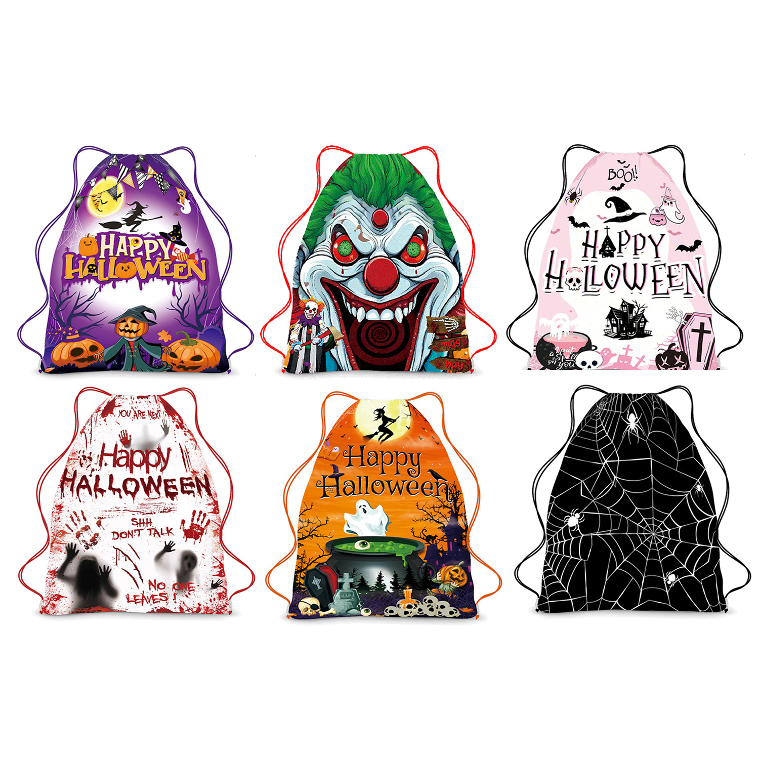 Halloween 2024 drawstring backpack