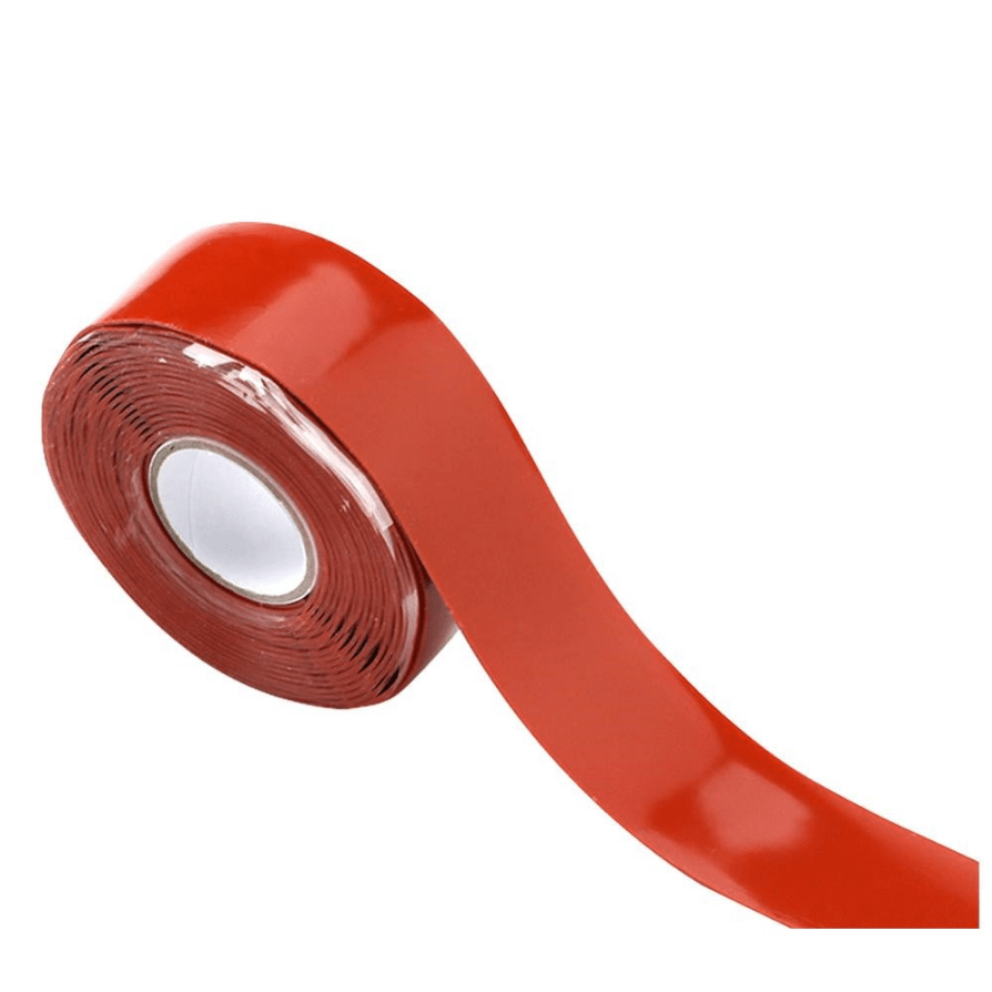 La bande adhésive Ruban étanche Ruban anti fuite Fournitures de réparation  de tuyaux 2.5cm (Rouge)
