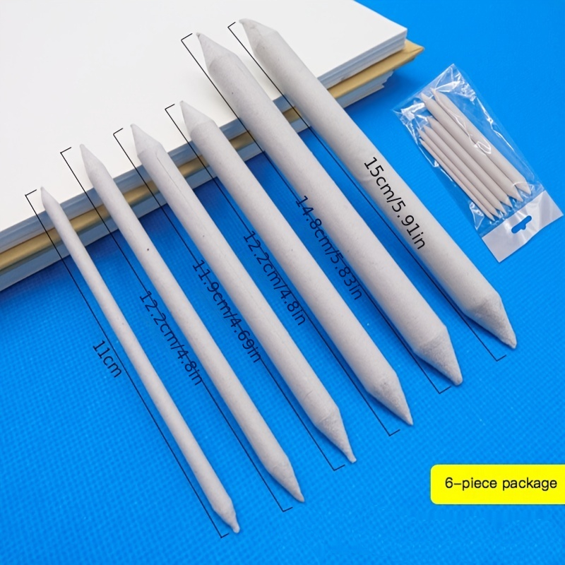 7 Pcs Set Blending Stump Sketch Paper Pen Charcoal Sketching, Blending  Pencil, Blending Sticks Blending Tools