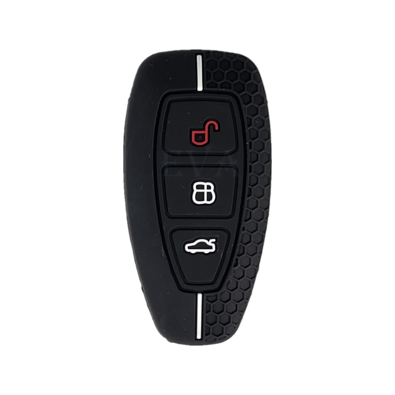 3 Buttons Silicone Car Key Case Ford Mondeo Focus Fiesta - Temu