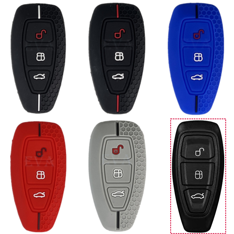 3 Buttons Remote Car Key Shell for Ford Focus C-Max Mondeo Kuga