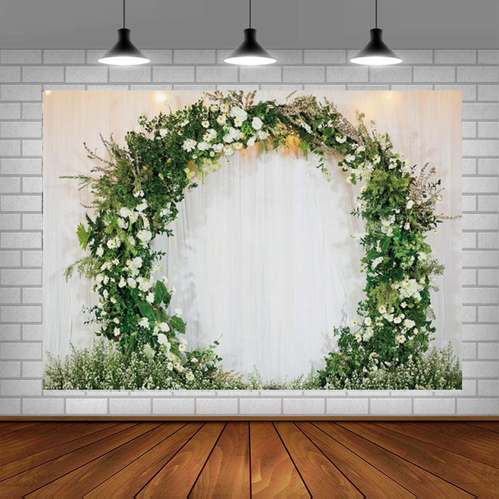 Papel flor-fondo-Prop foto stand-boda telón de