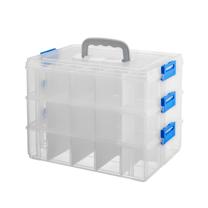 Primst Storage Box with Building Baseplate Lid and Removable Tray Craft  Organizers and Storage, Clear Storage Container for Organizing Building  Brick