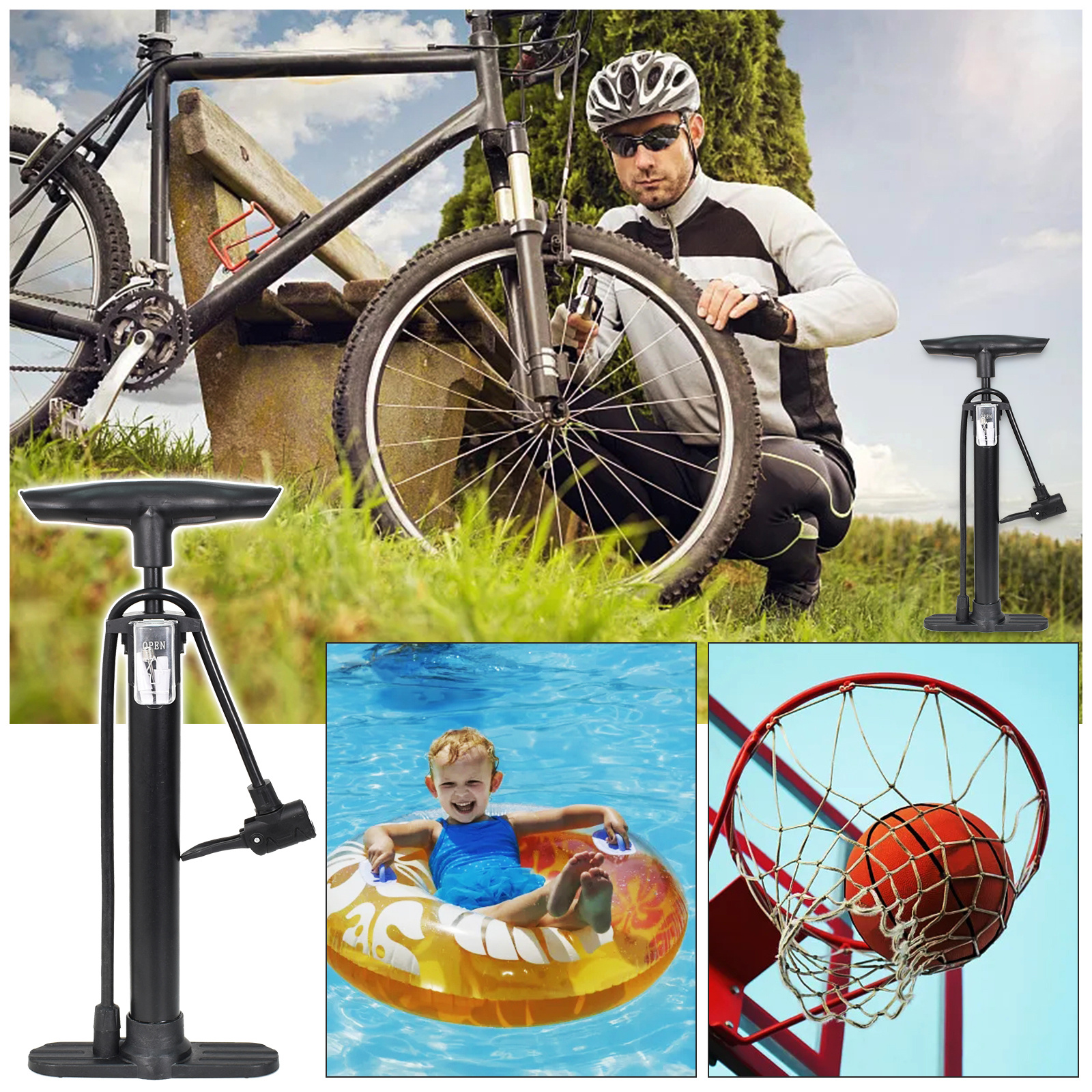 Electric Bicycle Air Pump, Cycling