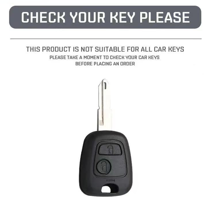 Tpu Auto Schlüssel Fall Abdeckung Peugeot 106 107 206 207 - Temu