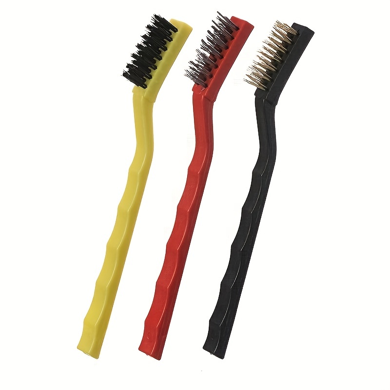 3pcs Gas Stove Cleaning Brush Kitchen Supplies, Range Hood, Cooktop  Cleaning Tool, Steel Wire Small Brush