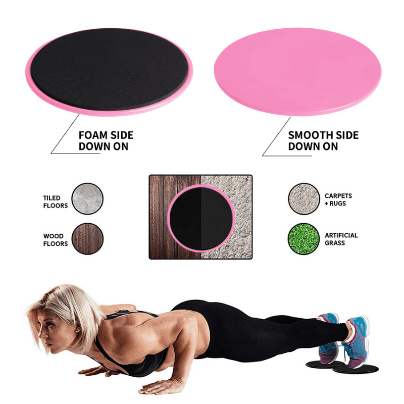 Core Sliders Full body Workout Exercise Sliding Discs - Temu