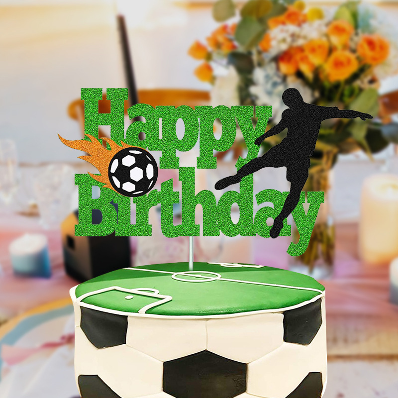 Globos de aluminio de fútbol, decoración de fiesta de cumpleaños, tema de  fútbol, suministros para eventos, 18 pulgadas, blanco y negro - AliExpress