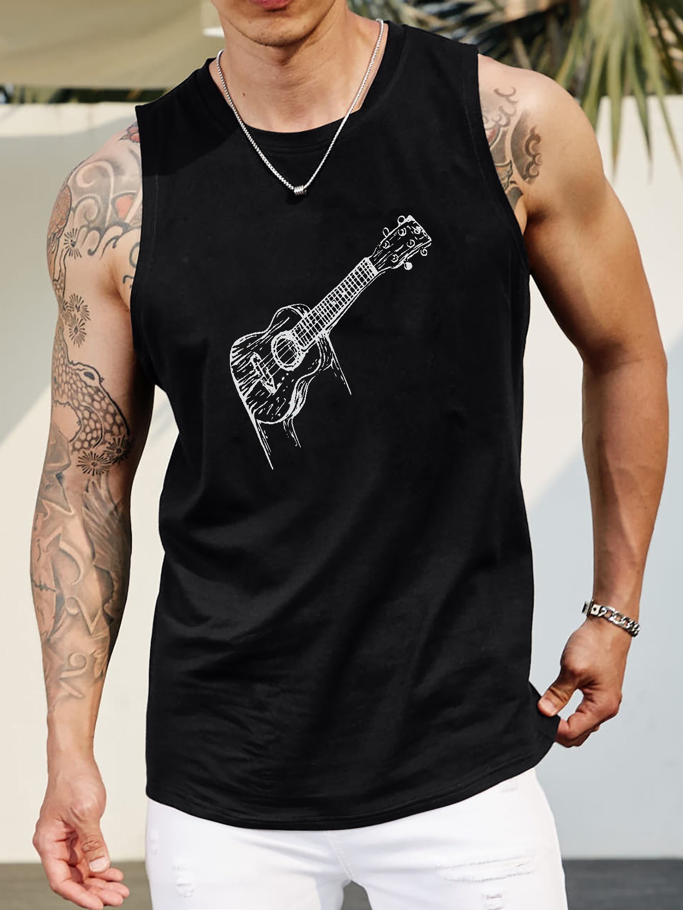 Playeras con best sale estampado de guitarra