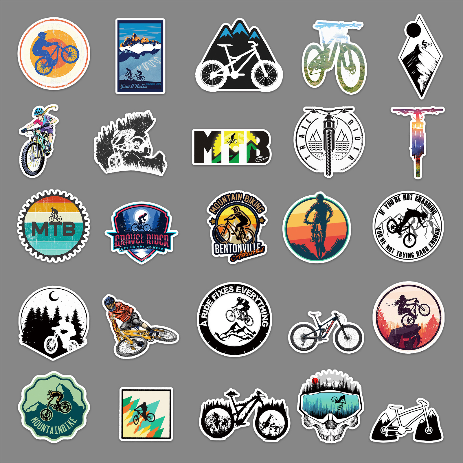 Cool best sale cycling stickers