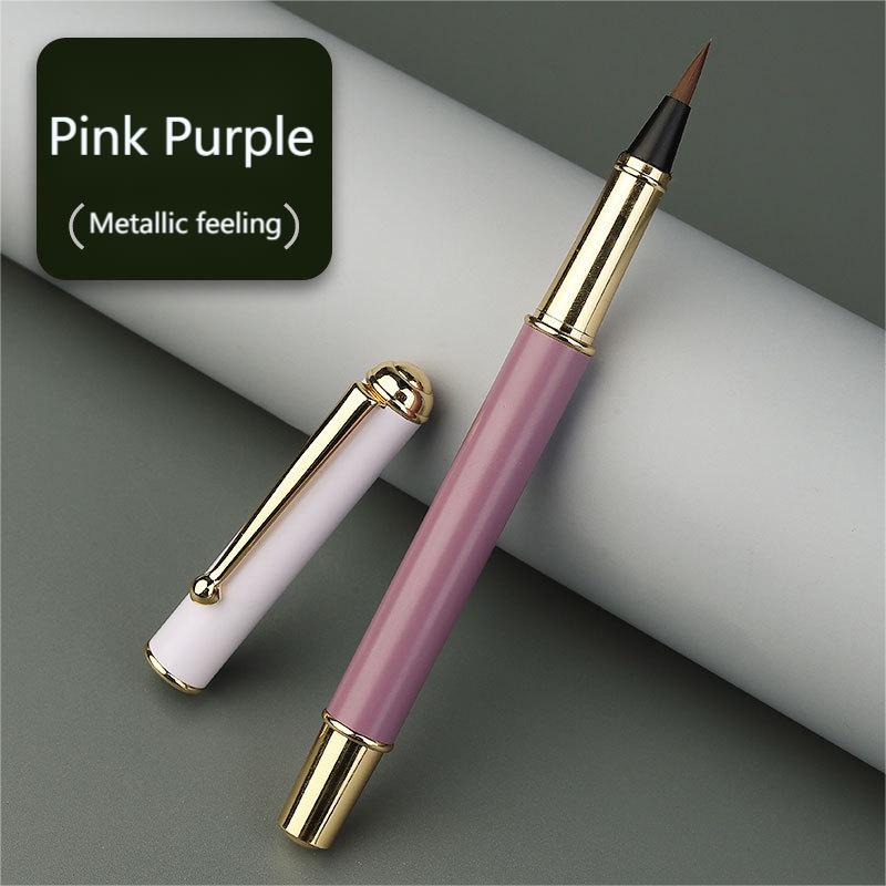 Journaling Inc Metallic Brush Marker Brush Point Purple Ink Calligraphy