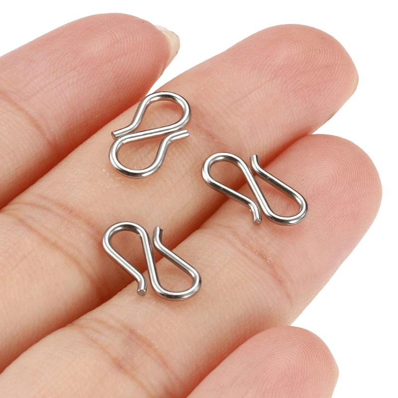 20Pcs Stainless Steel Golden Color S Shape Clasps S-Hook Clasps Connectors  DIY Necklace Hooks Connectors Bracelets Jewelry Making Finding