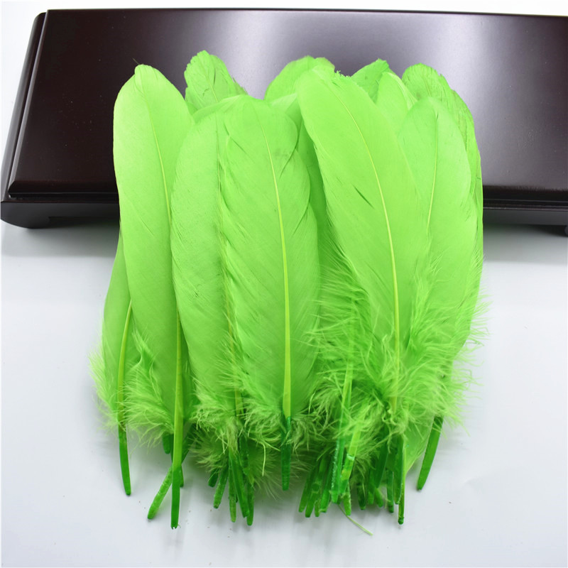 Hard Pole Natural Goose Feathers for Crafts Plumes 6-8inch/15-20cm