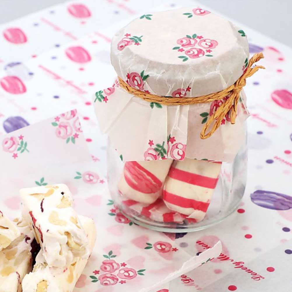 Nougat Candy Wrapping Paper, Packaging Strawberries