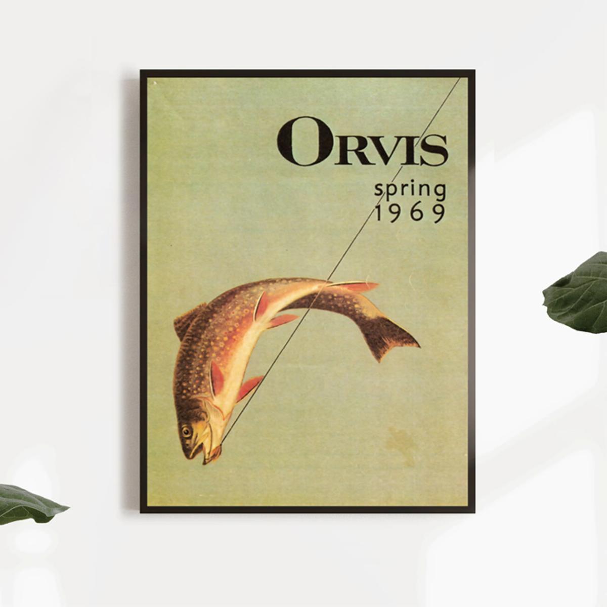 1pc Decorate Wall Print, Canvas Poster, Best Vintage Fishing Poster Retro  Fishing Print, Vintage Travel Poster, Outdoor Sports Decor Fly Fishing Wall
