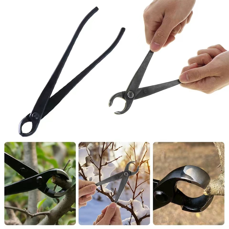 

210mm Bonsai Knob Cutter: Create Professional Landscapes With Concave Edge Cutting Pliers!