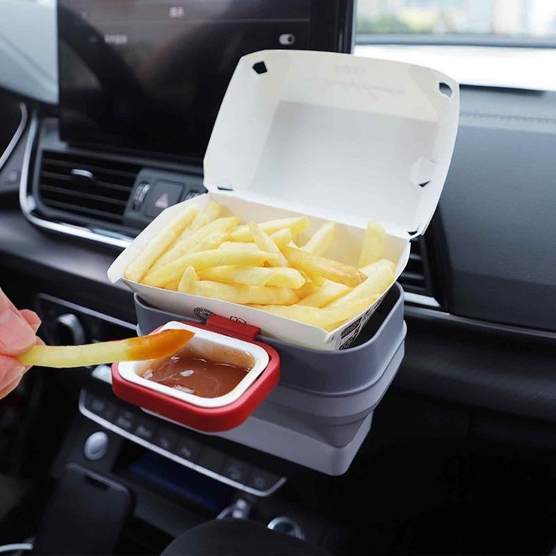 Car Dip Clip, French Fries Rack Tomatensoßenhalter Aus Kunststoff,  Tragbarer Soßenhalter Für Ketchup Und Dip-soßen,  Luftventil-soßen-dip-schale Container - Auto - Temu