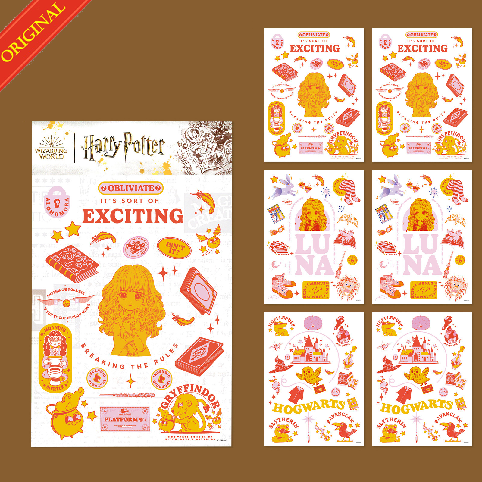 50pcs Harry Potter Classical Scenes Variety Vinyl Stickers Printed On  Quality, Matte Finish For Laptop, Water Bottle, Scrapbook Christmas,  Halloween