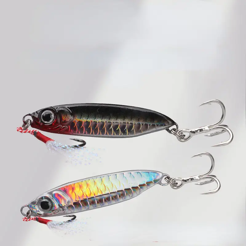 Iron Plate Pencil Lure With Trible Hooks Long Throw - Temu France