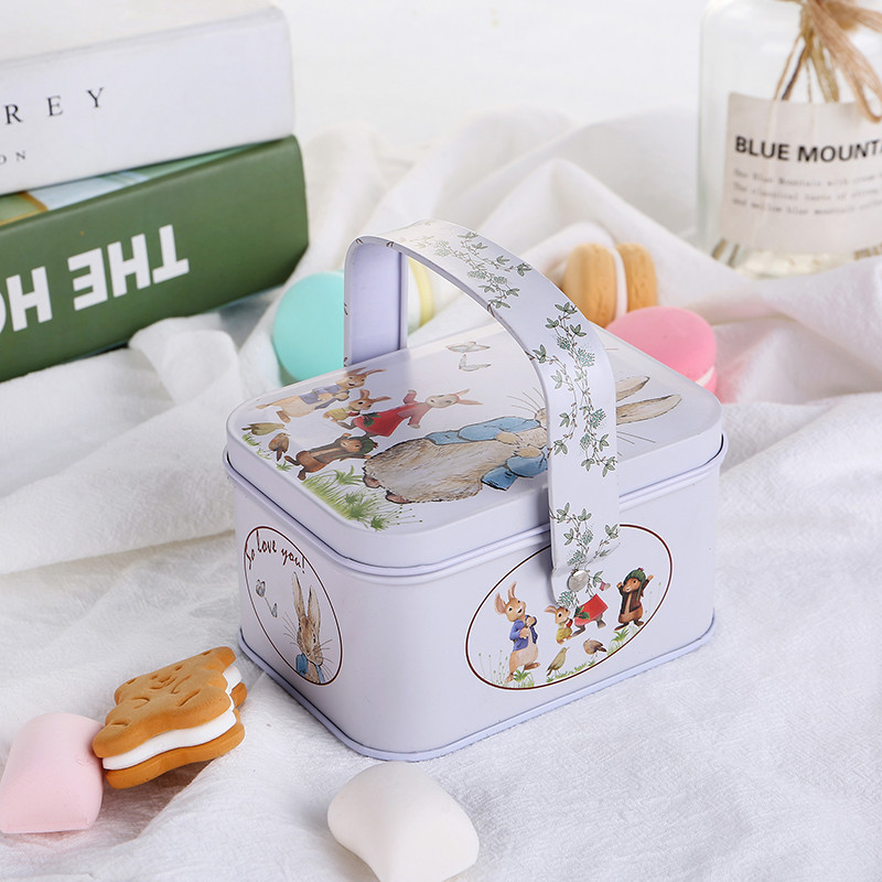 1Pc Metal Vintage Small Suitcase Storage Tin With Lids Candy Cookie Box For  Wedding Birthday Party Decorative Gift Boxes - AliExpress