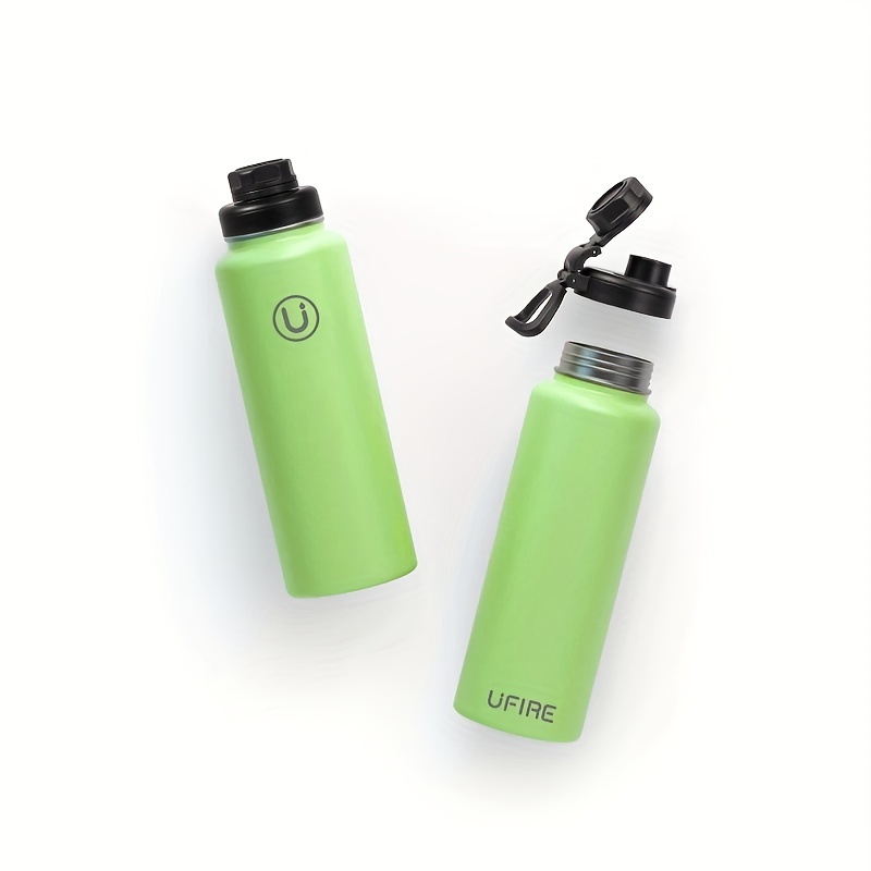22 oz Vacuum Insulated Sports Water Bottle with 3 Lids