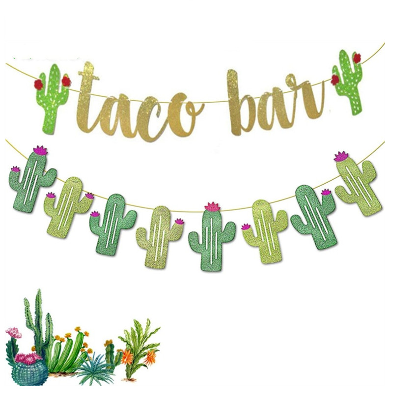 26 Pcs Taco Bout a Party Decoration, Fiesta Party Decorations Include Paper  Fans Fiesta Banner Taco Cactus Avocado Sombrero Foil Balloons for Mexican