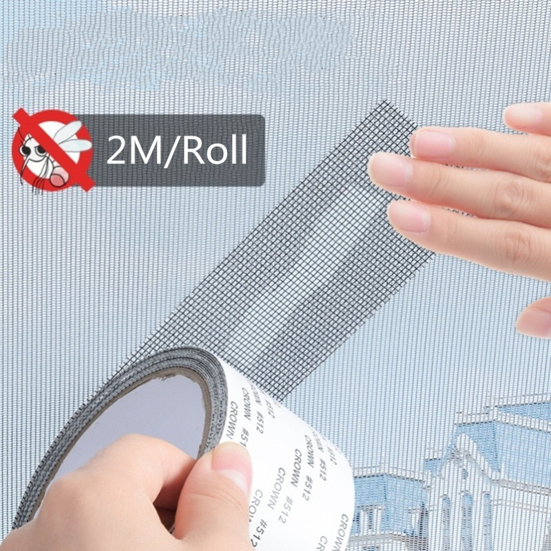 2M Self Adhesive Window Screen Repair Tape Wire Mesh Tape Seal