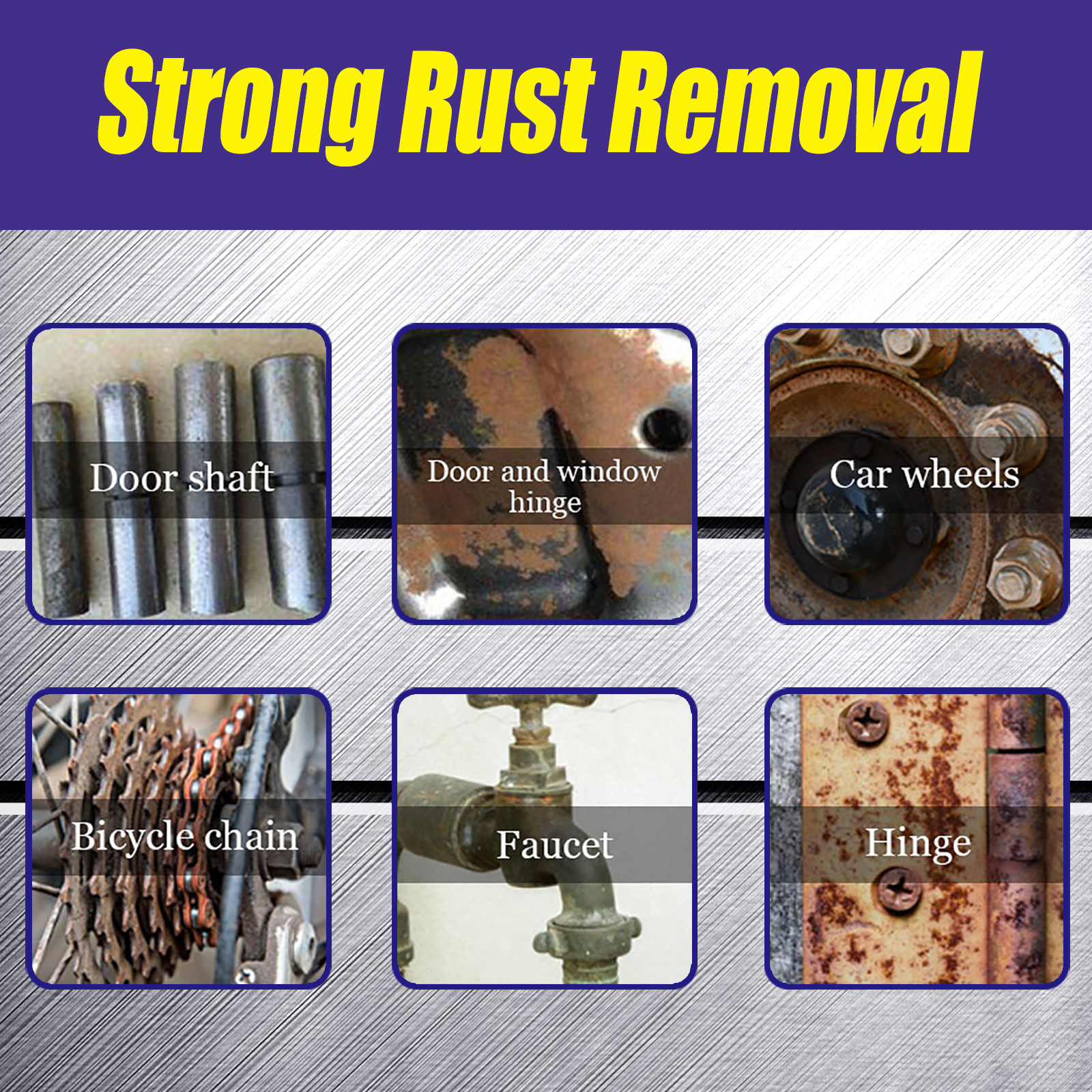 5X Anti Rust Inhibitor Derusting Spray Rust Remover Car Detailing