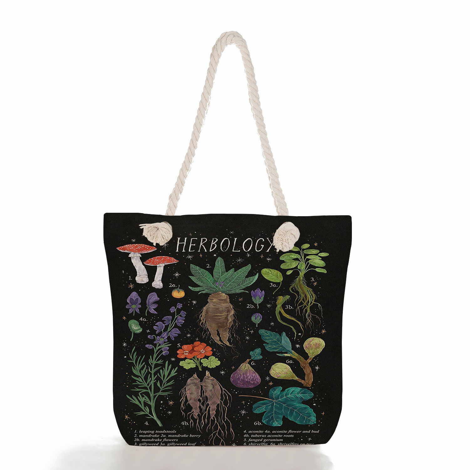 Buy Funky Mushroom Print Tote Bag Design Psychedelic 70s Style