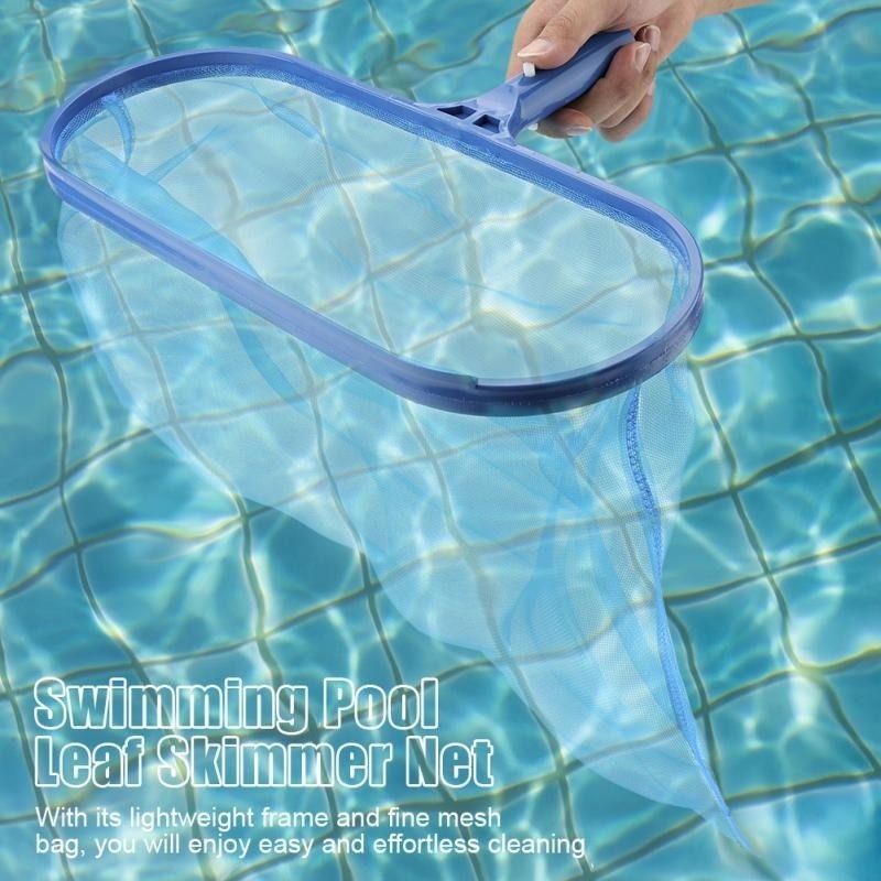 Plastic Leaf Skimmer Fine Mesh Net Swimming Pool Pond Tub Cleaning Tool