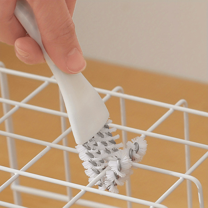 Bbq Grill Cleaning Mesh Rack Brush Scraper Safety Grill Brush For Grill  Cleaning, Outdoor Cleaning Tool - Temu