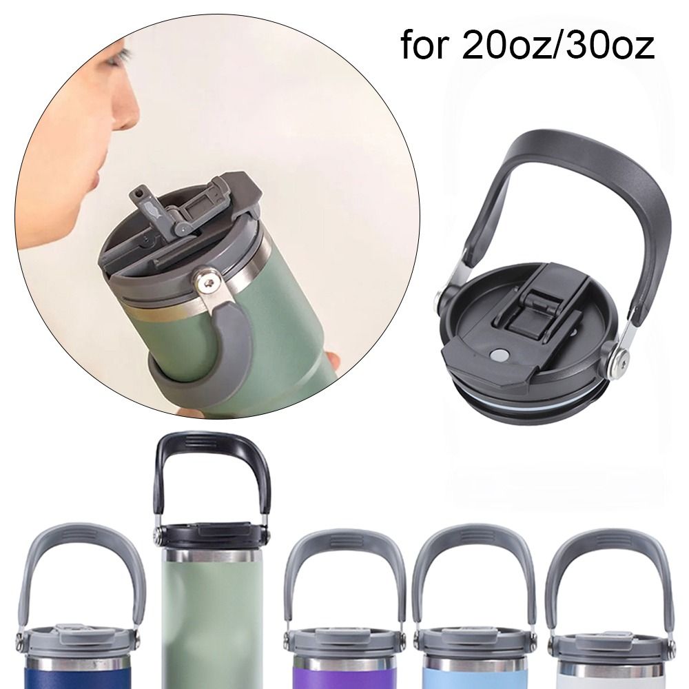 Portable Sport Bottle Straw Flip Lid Spout Lid (no Straw) - Temu