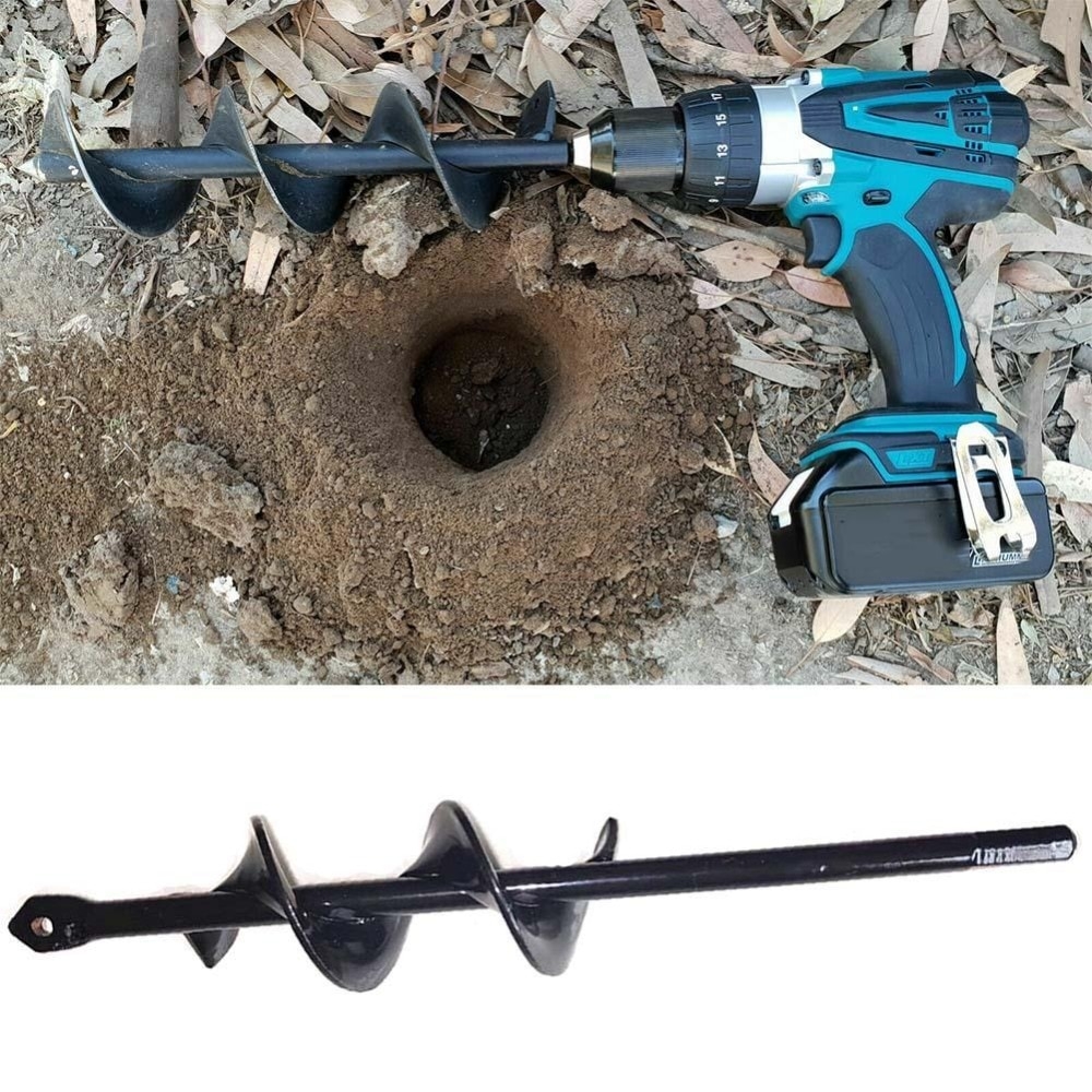 

1 Set, Hand Drill Charge Electric Drill Ground Bit Irrigating Planting Auger Drill Bit Digs Hole Bulb Plant