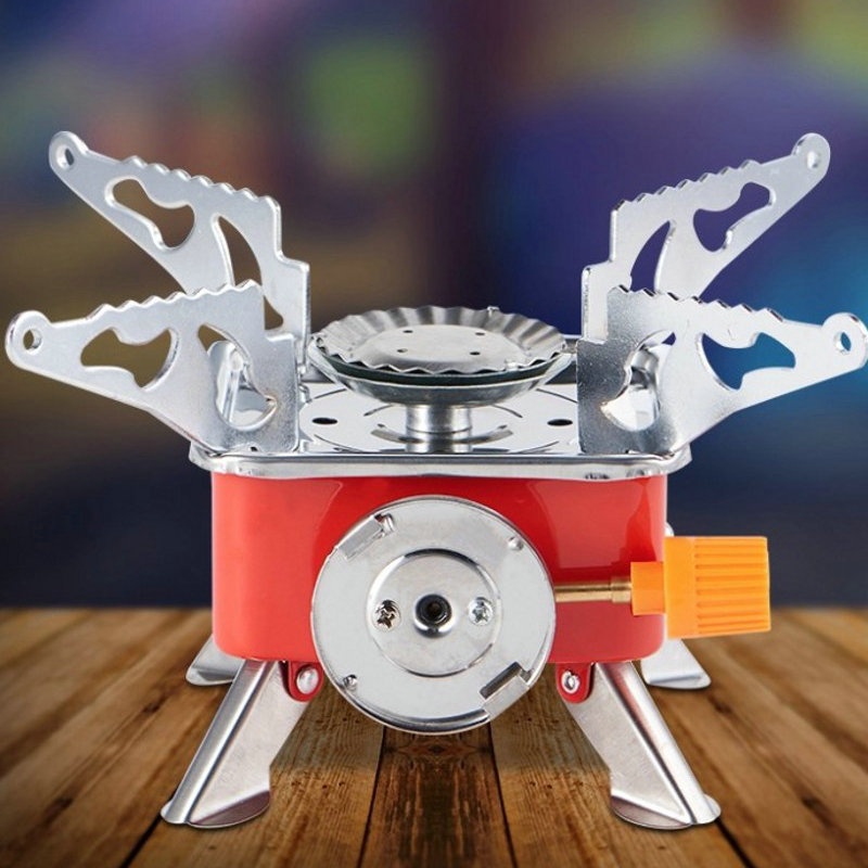 Outdoor Mini Camping Folding Cassette Stove Portable Gas Stove