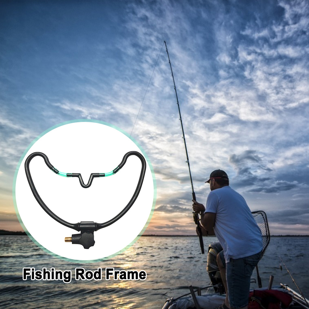 Fishing Rod Frame, Carbon Steel Carp Fishing Pole Stand Gear Tools,  Adjustable Fishing Rod Pole Mount, Anti-Scratch Wear-resistant Fishing  Accessories