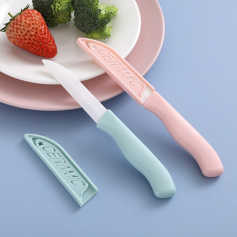 Ceramic Blade Paring Knife Set Fruit Knife Kitchen Knives - Temu