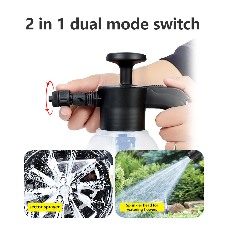 portable household hand held high pressure car wash foam pot manual car wash high pressure hand spray car wash spray pot car high pressure sprayer details 5