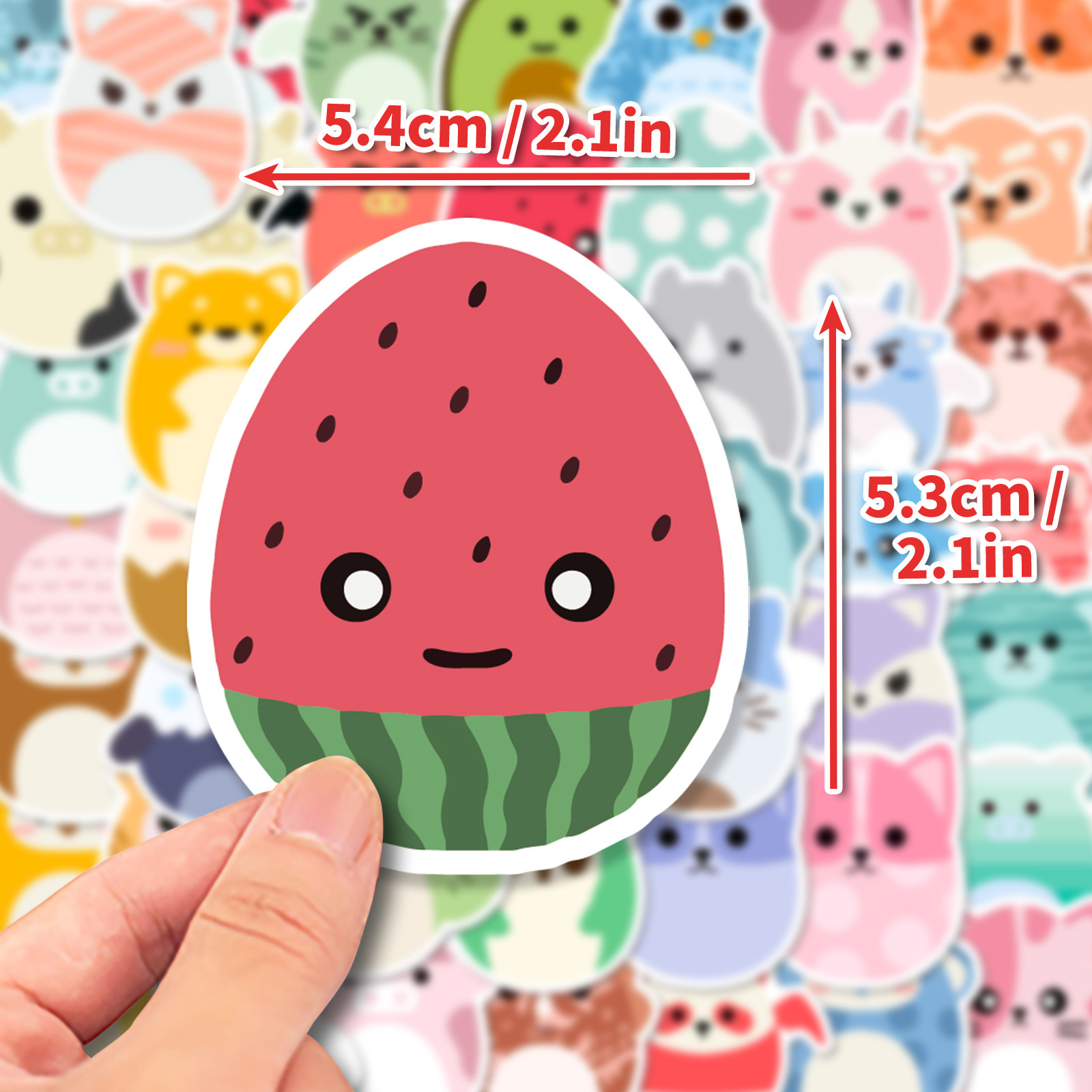 50PCS Kawaii Stickers for Water Bottles,Cute Vsco Vinyl Laptop